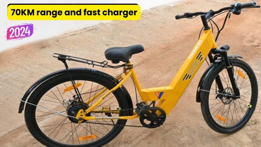 Voltx Mild Steel Qube Electric Cycle