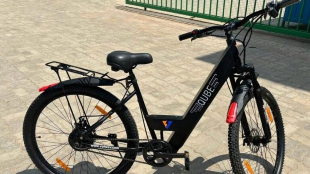 Voltx Mild Steel Qube Electric Cycle